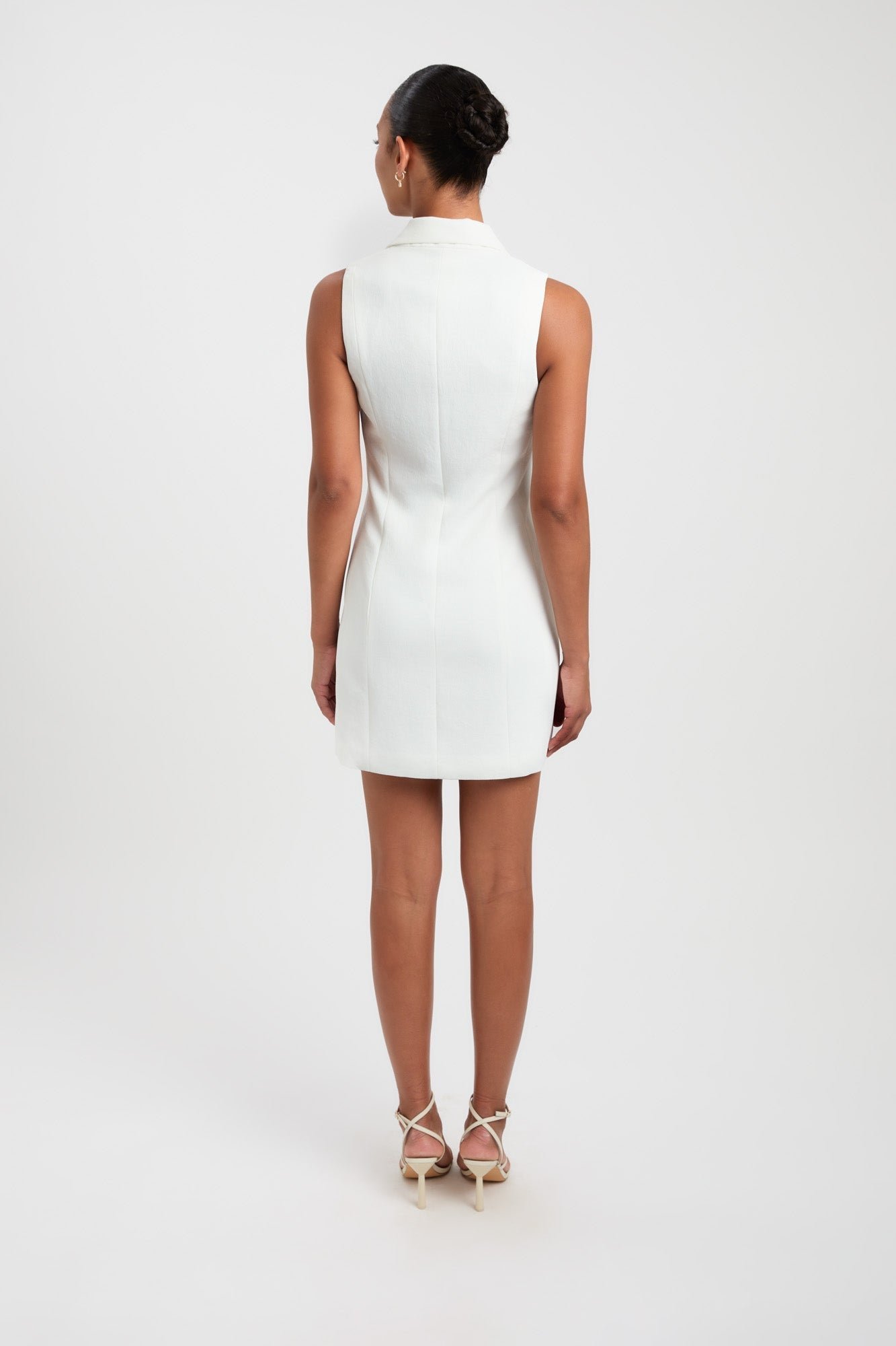 Oyster Sleeveless Blazer Dress - Image 3