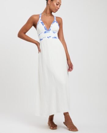 Hayman Contrast Midi Dress