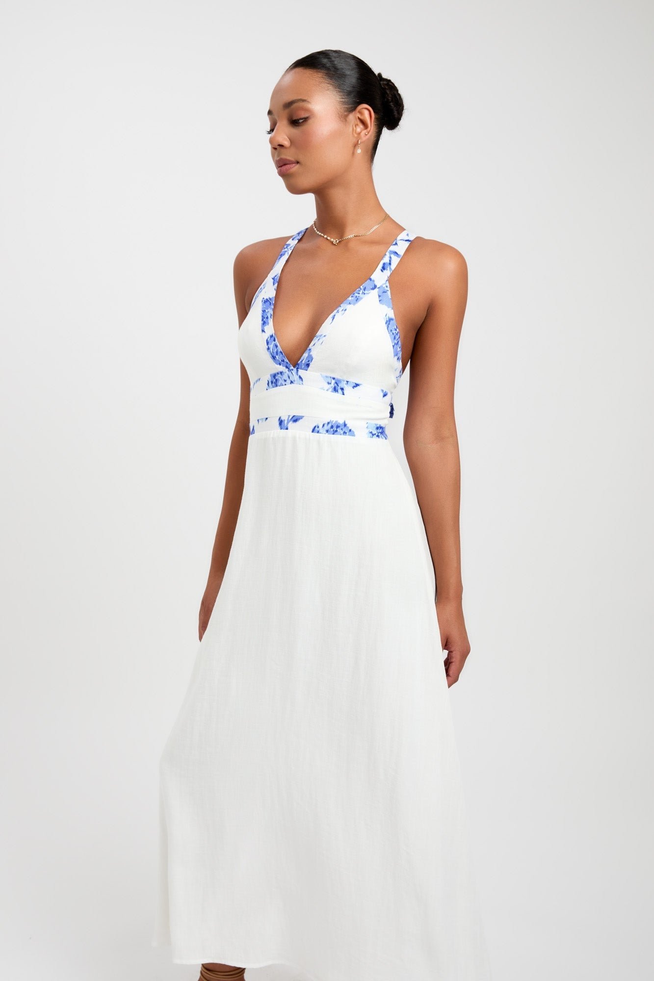 Hayman Contrast Midi Dress - Image 2